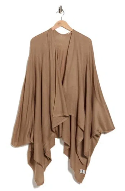 Nordstrom Rack Easy Lightweight Ruana In Brown