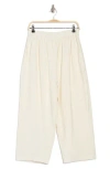 Nordstrom Rack Elastic Waist Barrel Leg Pants In White