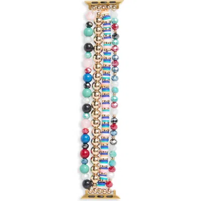 Nordstrom Rack Embellished Apple Watch® Watchband In Multi