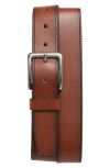 Nordstrom Rack Ethan Leather Belt In Tan