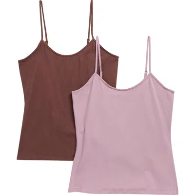 Nordstrom Rack Everyday 2-pack Camisoles In Multi
