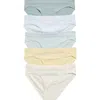 Nordstrom Rack Everyday Assorted 5-pack Bikinis In Multi
