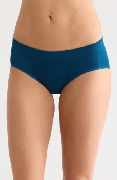 Nordstrom Rack Everyday Assorted 5-pack Seamless Hipster Briefs In Blue