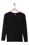 Nordstrom Rack Everyday Long Sleeve T-shirt In Black