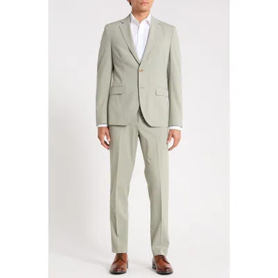 Nordstrom Rack Extra Trim Fit Two-button Suit In Green Halo