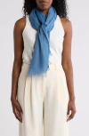 Nordstrom Rack Eyelash Wrap Scarf In Blue