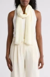 Nordstrom Rack Eyelash Wrap Scarf In Neutral