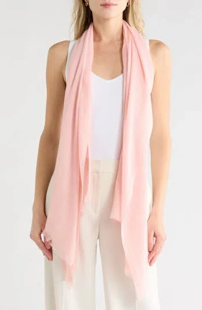 Nordstrom Rack Eyelash Wrap Scarf In Pink