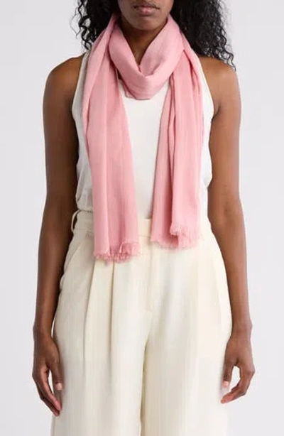 Nordstrom Rack Eyelash Wrap Scarf In Pink