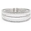 Nordstrom Rack Faux Pearl & Crystal Cuff Bracelet In Multi