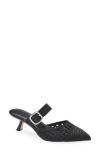 Nordstrom Rack Fawn Woven Mule In Black