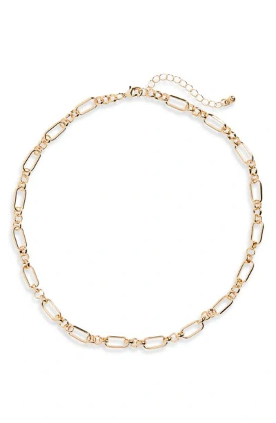 Nordstrom Rack Figaro Chain Necklace In Gold