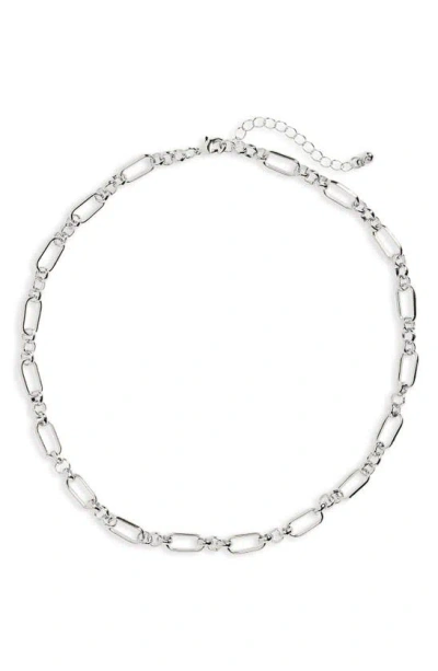 Nordstrom Rack Figaro Chain Necklace In Metallic