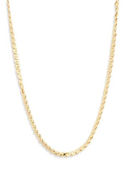 Nordstrom Rack Figure 8 Woven Chain Necklace In Gold