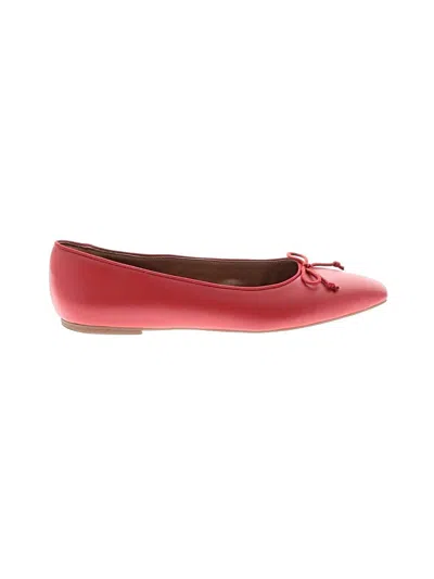 Pre-owned Nordstrom Rack Flats In Red