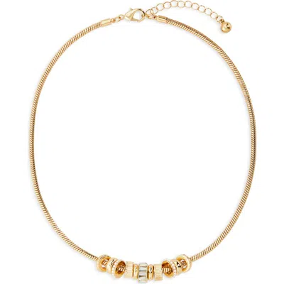 Nordstrom Rack Floating Disc Frontal Necklace In Gold