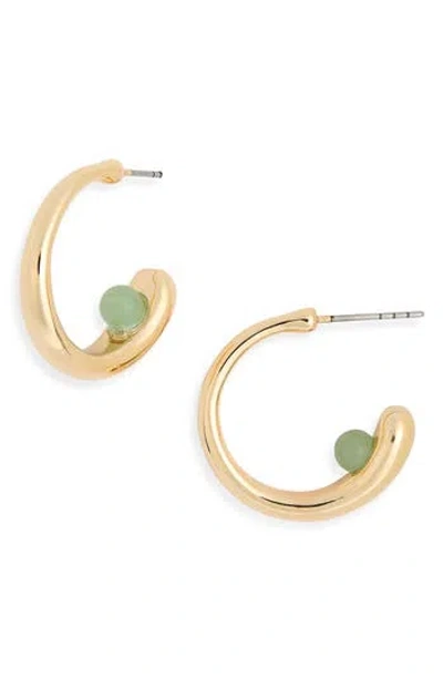 Nordstrom Rack Floating Hoop Earrings In Gold