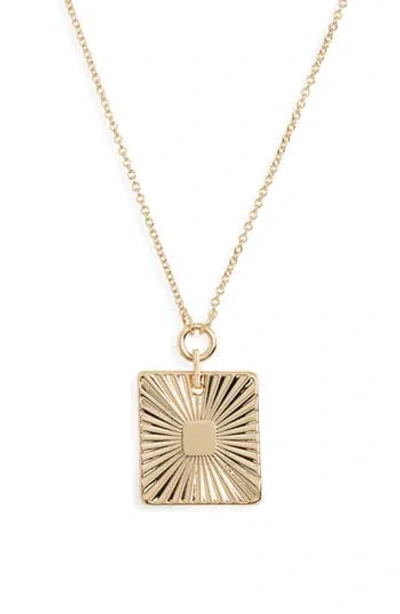 Nordstrom Rack Fluted Pendant Necklace In Multi