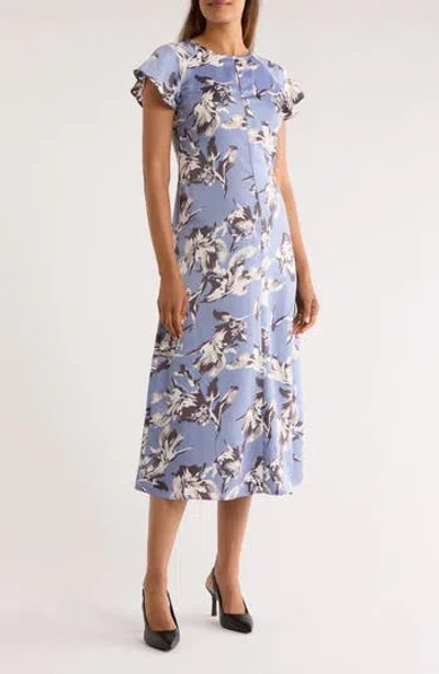 Nordstrom Rack Flutter Sleeve Keyhole Dress