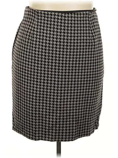 Pre-owned Nordstrom Rack Formal Skirt In Black