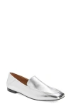 Nordstrom Rack Franny Loafer In Silver Metallic