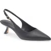 Nordstrom Rack Freka Slingback Kitten Heel Pump In Black
