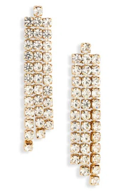 Nordstrom Rack Fringe Drop Earrings In Gold