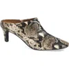 Nordstrom Rack Gaby Mule Pump In Black-white Snake