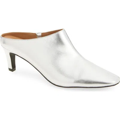 Nordstrom Rack Gaby Mule Pump In Silver Metallic