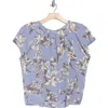 Nordstrom Rack Gathered Crewneck Short Sleeve Top