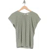 Nordstrom Rack Gathered Neck Top In Green