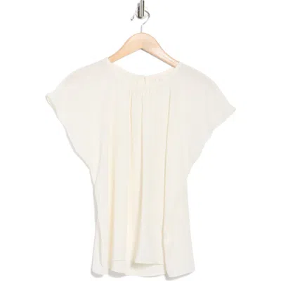Nordstrom Rack Gathered Neck Top In White