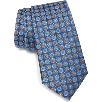 Nordstrom Rack Glover Medallion Tie In Blue/ Yellow