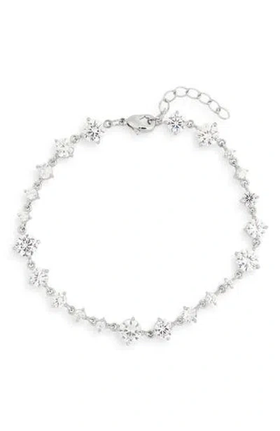 Nordstrom Rack Graduated Cubic Zirconia Line Bracelet