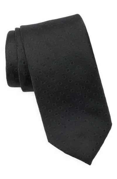 Nordstrom Rack Hampton Dot Jacquard Tie In Black
