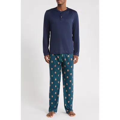Nordstrom Rack Henley Pajama Set In Multi