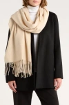 Nordstrom Rack Herringbone Wrap Scarf In Neutral