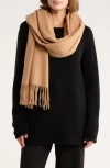 Nordstrom Rack Herringbone Wrap Scarf In Neutral