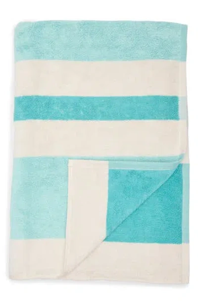 Nordstrom Rack Horizontal Stripe Beach Towel In Blue