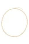 Nordstrom Rack Interlock Link Chain Necklace In Gold