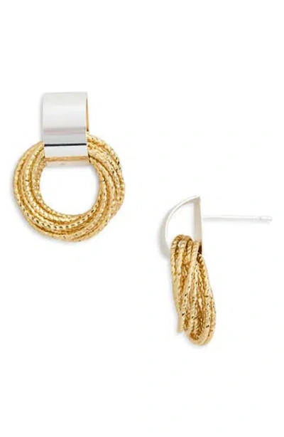 Nordstrom Rack Interlocking Circle Drop Earrings In Multi