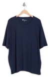 Nordstrom Rack Jersey Crewneck T-shirt In Navy Blazer