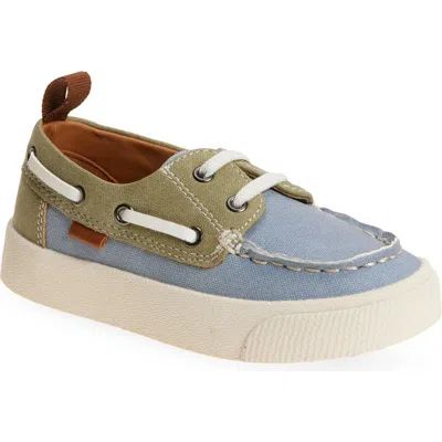 Nordstrom Rack Kids' Beckett Boat Shoe In Blue Light Multi