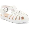 Nordstrom Rack Kids' Camellia Fisherman Sandal In White