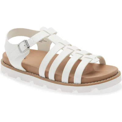 Nordstrom Rack Kids' Natalia Gladiator In White
