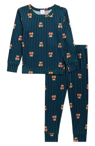 Nordstrom Rack Kids' Tight Fit Pajamas In Blue