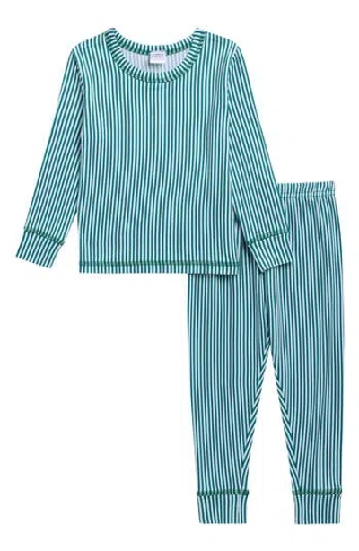 Nordstrom Rack Kids' Tight Fit Pajamas In Green