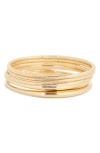 Nordstrom Rack Knife Edge Bangle In Gold
