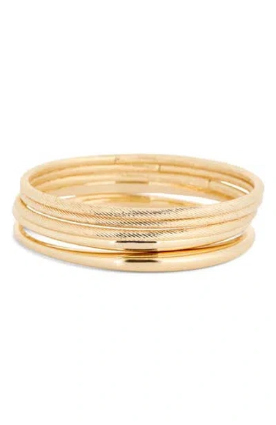 Nordstrom Rack Knife Edge Bangle In Gold