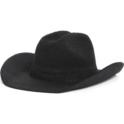 Nordstrom Rack Knit Cowboy Hat In Black